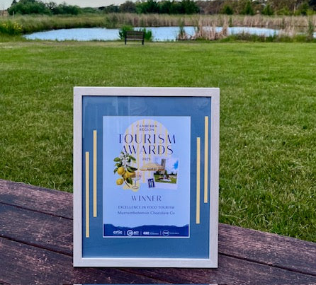 Canberra Region Tourism Awards Winner Certificate
