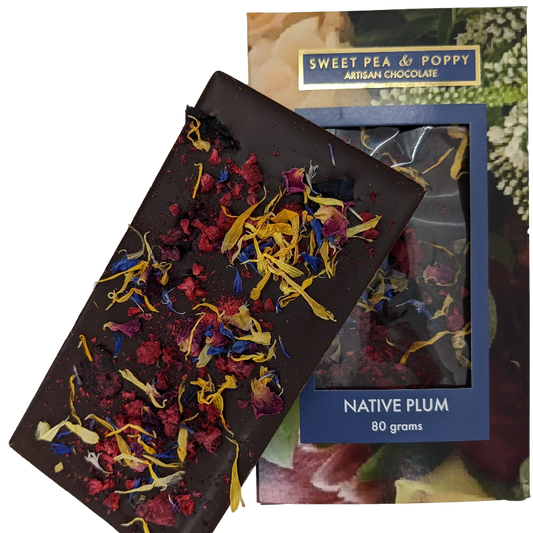 Native Plum Artisan Chocolate Bar